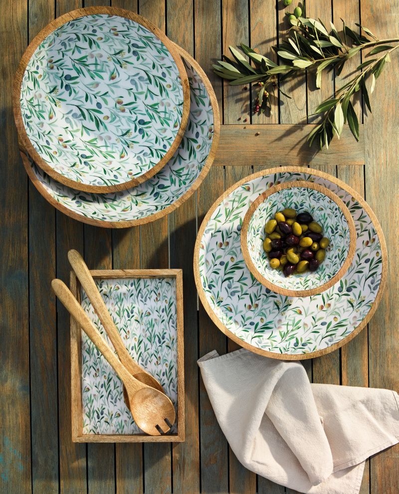 080353 OLIVE Mísa na potraviny Ø 20 cm8 cm mangové dřevo Zassenhaus (6)